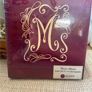 Gibson Burgundy and Gold Photo Album